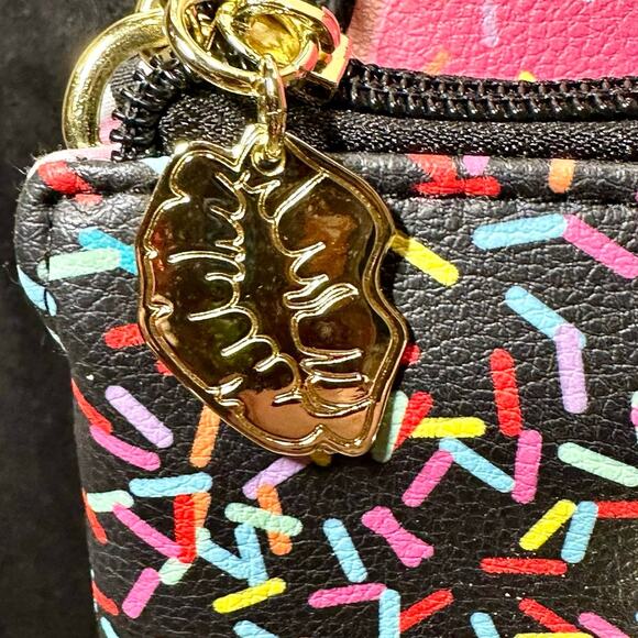 Betsey Johnson Sprinkle Candy Cupcake Teddy Bear Bag - Picture 4 of 9